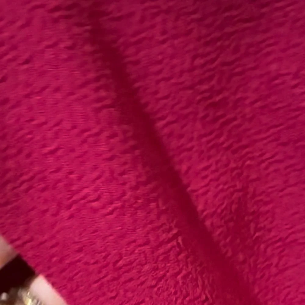 Eliza J Fit & Flare Ruffle Flounce Dress in Magenta - Picture 4 of 6